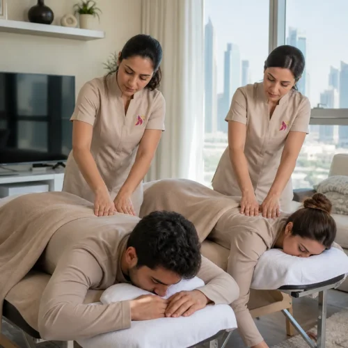 Couple Deep Tissue Massage